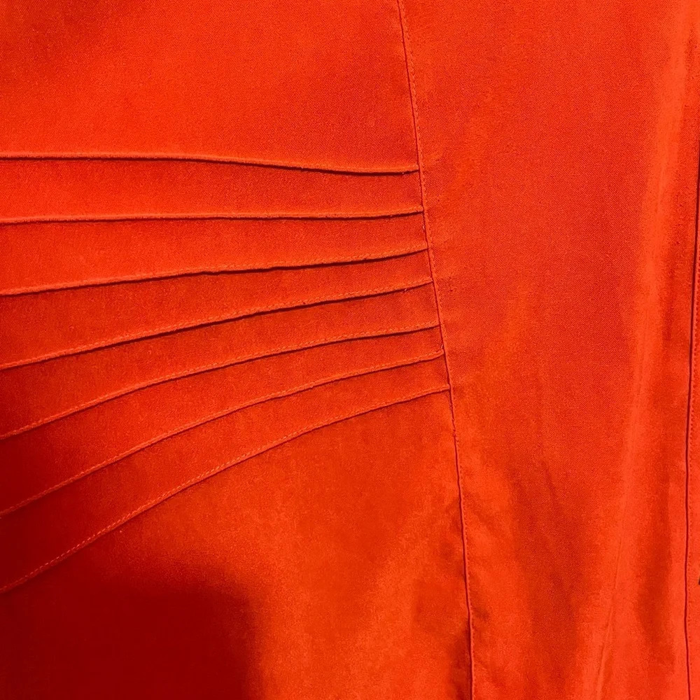 Pennington’s Orange Button Up - Picture 3 of 5